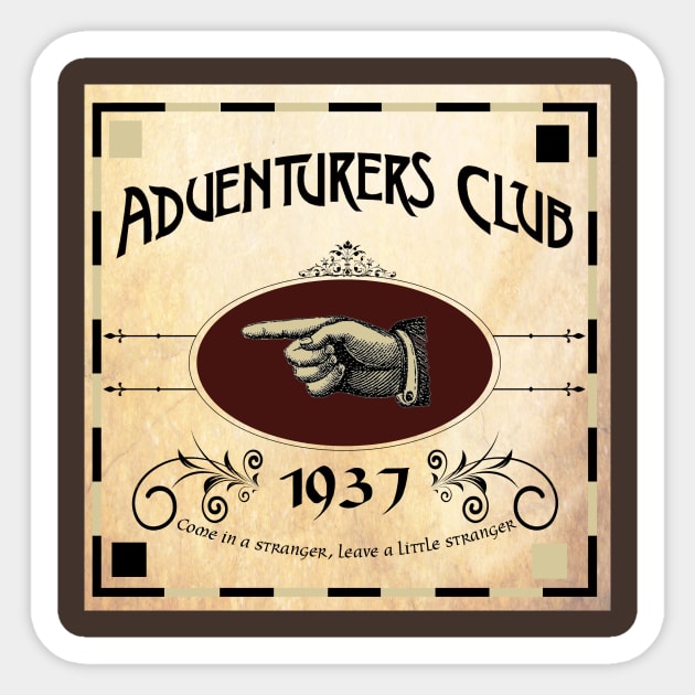 The Club for Adventure Sticker by Bt519